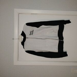 Harley-Davidson Black and White Windbreaker
